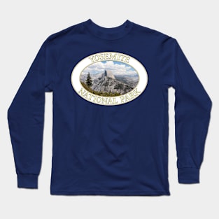 Half Dome at Yosemite National Park in California Long Sleeve T-Shirt